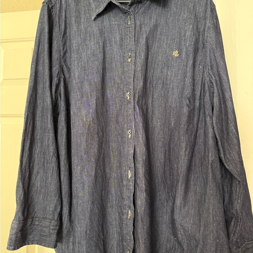 Women’s Ralph Lauren Denim Shirt - XXXL